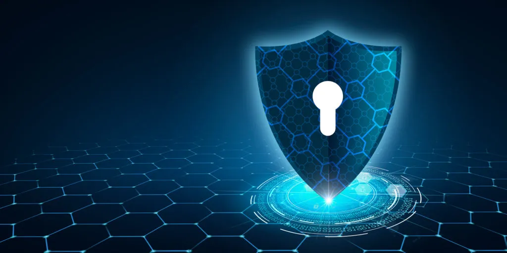 Security shield illustration representing account protection